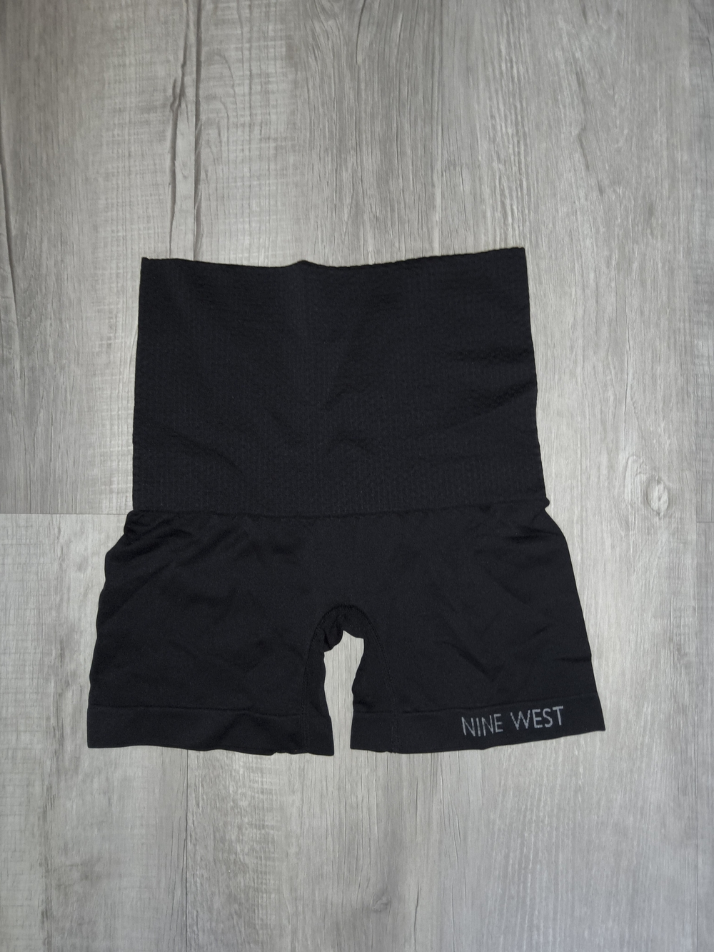Nine West Black High-Waist Sculpting Shorts